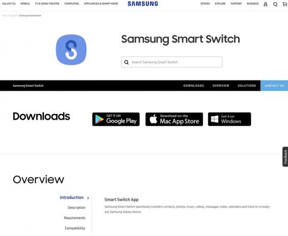 Samsung Smart Switch App herunterladen