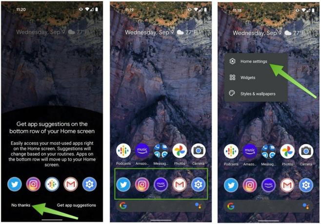 Android 11 Vorgeschlagene Apps entfernen Schritt 1