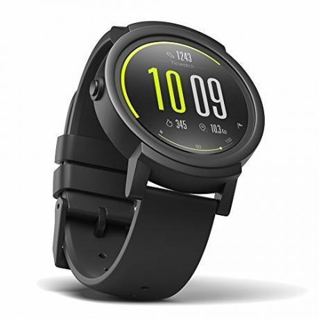 Ticwatch E komfortabelster Smartwatch-Shadow, 1,4-Zoll-OLED-Display, Android Wear 2.0, kompatibel mit iOS und Android, Google Assistant