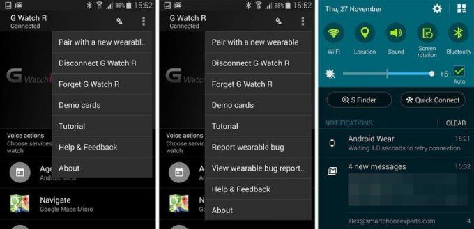 Android Wear-Screenshot