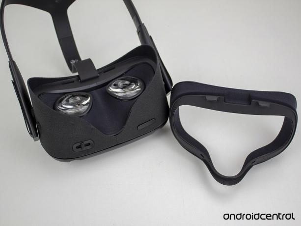 Oculus Quest mit entferntem Gesichtspad