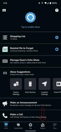 Alexa App Geräte-Screenshot hinzufügen
